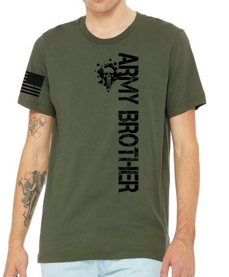 Army Brother Unisex short sleeve light weight tee shirt. Very | Etsy