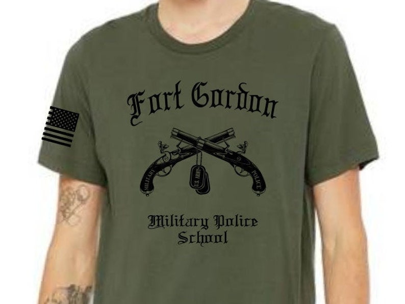 Fort Gordon Military Police School Long Sleeve T shirts Etsy
