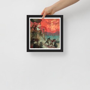 Agamemnon's Sacrifice | Framed art print | Iphigenia at Aulis | Greek Mythology Art | Lockettopia | Tragic Tale