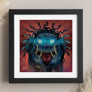 Medusa’s Gaze | Perseus and the Gorgon Sisters | Greek Mythology Art | Lockett Studio