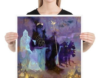 Hades: Gott der Unterwelt | Kunstdruck | Haides | Persephone | Griechische Mythologie Unterwelt | Locketttopia
