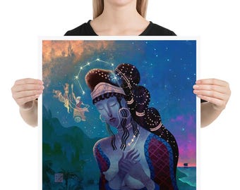 Abandonment of Ariadne | Art print | Ariadne | Greek Mythology | Dionysus | Lockettopia