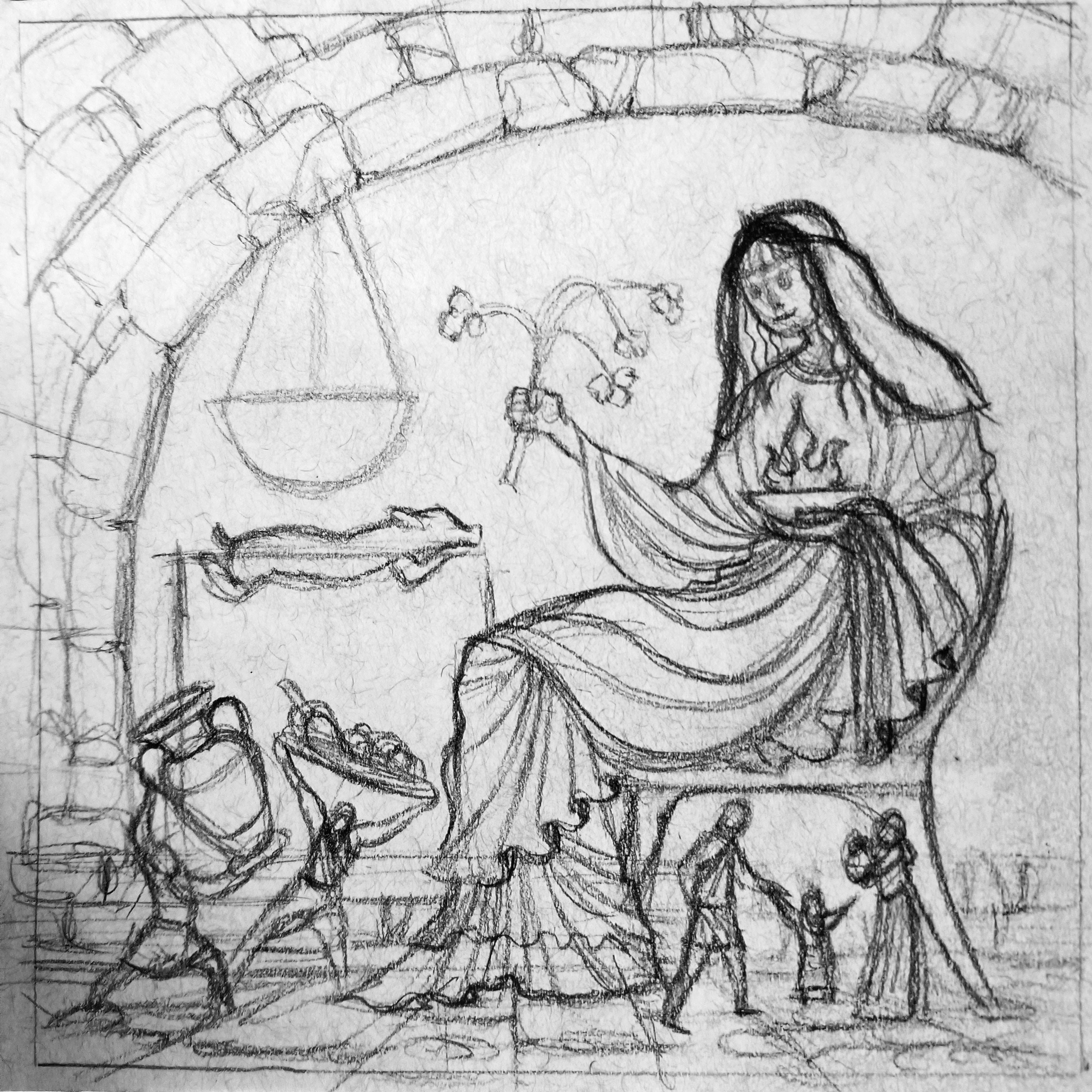 14: HESTIA 14 in meiner Olympians-Serie griechische - Etsy Schweiz