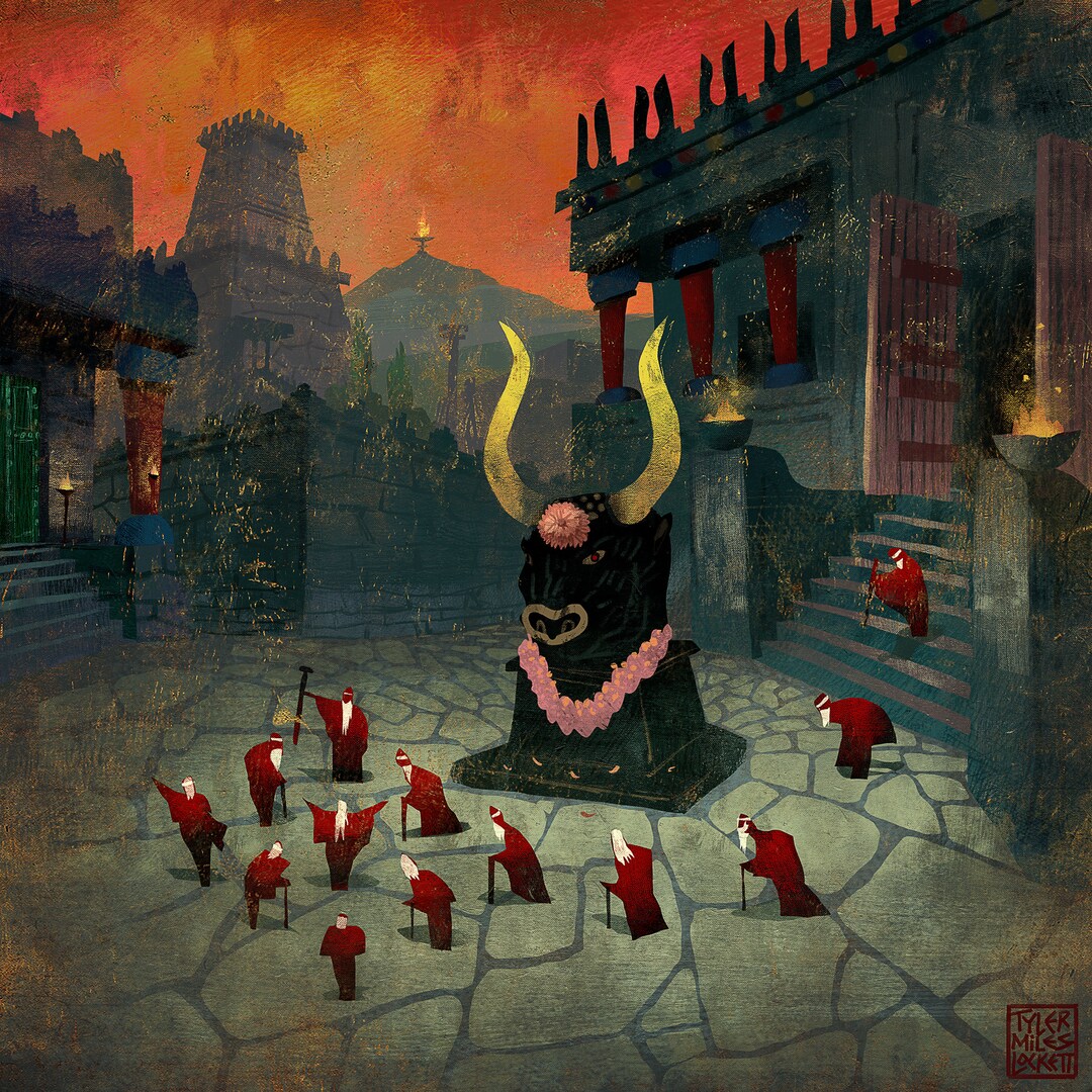 The Chorus Enters 3 in Agamemnon Series Etsy