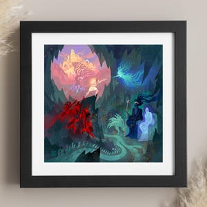 Orpheus and Eurydice | The Search for Eurydice | Greek Mythology Art Print | Lockett Studio