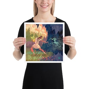 Broken Promise | Art print | Orpheus and Eurydice | Greek Mythology | Tragic Love Story | Lockettopia image 3