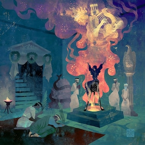 2: The Oracle of Delphi | sticker | Oracle of Delphi | ancient Greece | Greek Mythology | Lockettopia