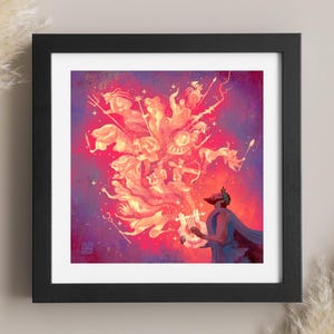 Kunstdruck | Homerische Hymnen | Griechische Mythologie | Olympische Götter | Homer Poesie | Zeus, Poseidon und Hades | Klassische Mythologie Dekor
