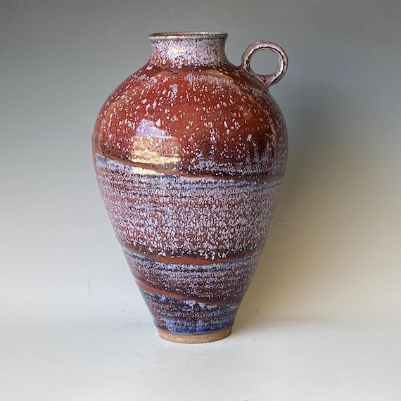 A Shade of Purple, Large Handmade Ceramic Vase, CVSP6EMPL11