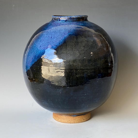 Handmade Ceramic Sphere Vase, CVSP6CB2