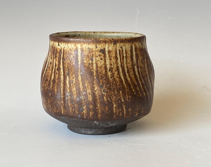 Rustic Handmade Ceramic Tea Cup, TCAG5BM33
