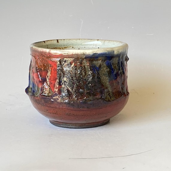 Handmade Black Mountain Ceramic Tea Bowl, TBSP6BM74