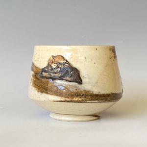 Taza de Té, Taza de Cerámica Hecha a Mano, YUNOMI TCOC3RH7