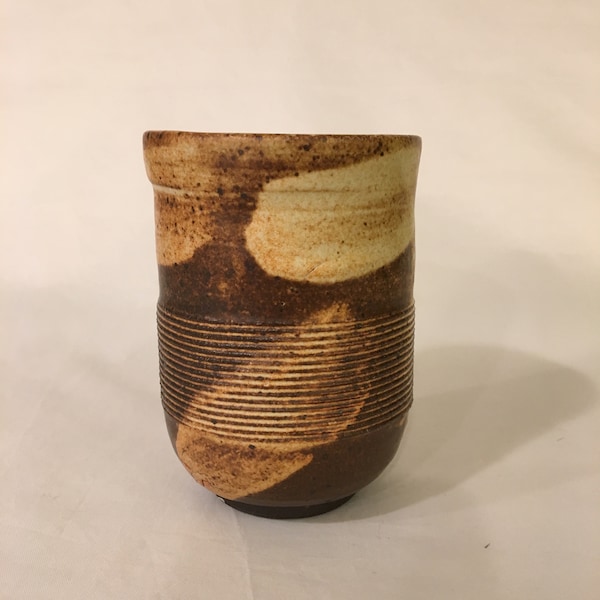 A Tumbler, Brown Cup, Ceramic Tea Cup, Handmade Cup, CCJN19WY16