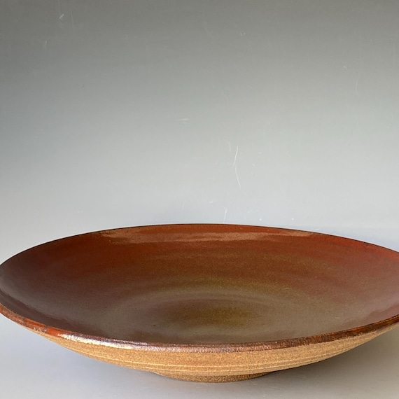 Large Shallow Bowl, Handmade Ceramic Bowl, CBAP6OMR27