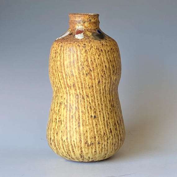 Handmade Ceramic Vase, CVAP6BLA24