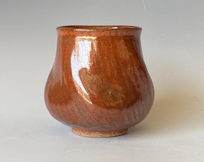 Twisted Tea Cup, Handmade Ceramic Tea Cup TCAG5TR35