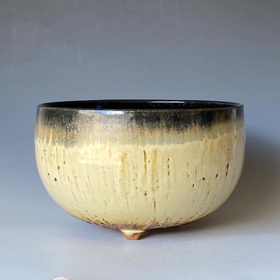 Yellow Stone Ceramic Bowl, Handmade, CBOC4YS20