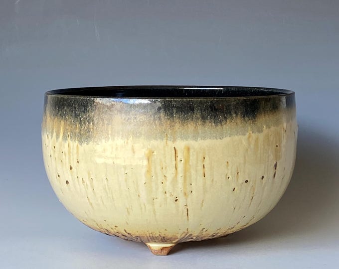 Yellow Stone Ceramic Bowl, Handmade, CBOC4YS20