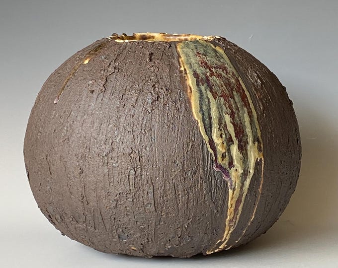 Volcanic Eruption, Handmade Ceramic Vessel, CVDC4BMS50