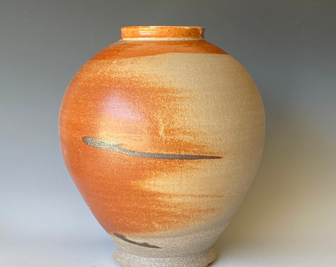 Moon Jar, Handmade Ceramic Vase, CVOC3OCTS14