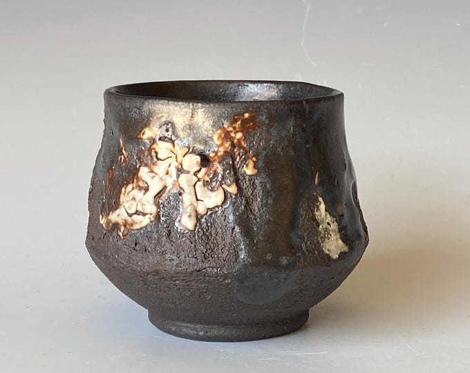 Black Mountain Tea Cup, Handmade Ceramic Tea Cup TCAG5BM23
