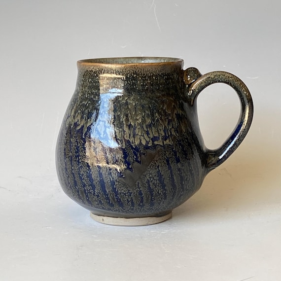 Deep Blue, Handmade Ceramic Coffee Mug,  CMSP6VS37