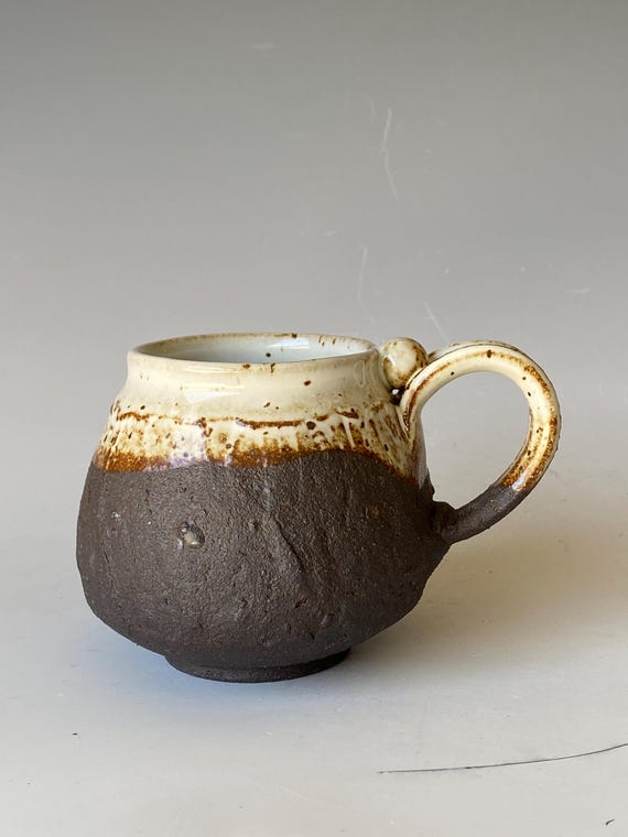 Black Mountain Mug, Handmade Ceramic Coffee Mug, CMJN6GW20
