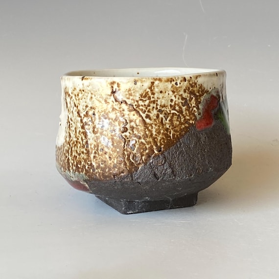 Black Mountain Ceramic Tea Cup: Handmade Unglazed Stoneware