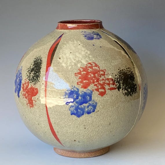 Colorama, Handmade Ceramic Vase, CVJN6UNG21