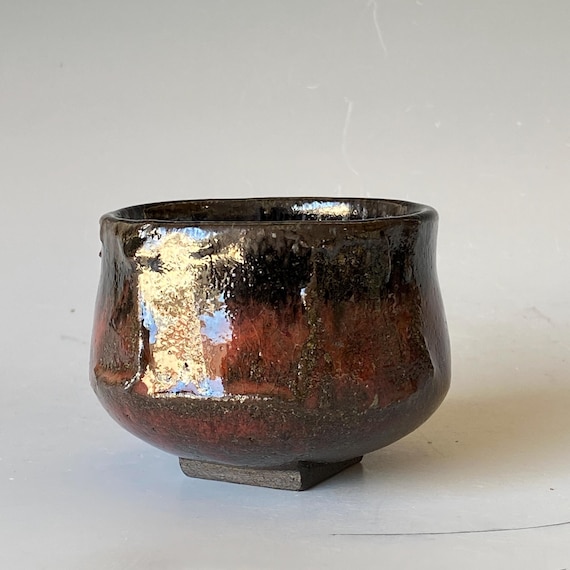 Handmade Black Mountain Ceramic Tea Cup, TCMH6BM36