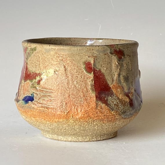 Handmade Ceramic Tea Bowl, Chawan TBDC5SLP44