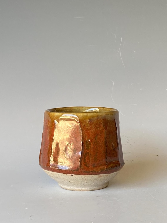 Handmade Textured Yunomi, Ceramic Tea Cup - 6 oz TCDC5OR31