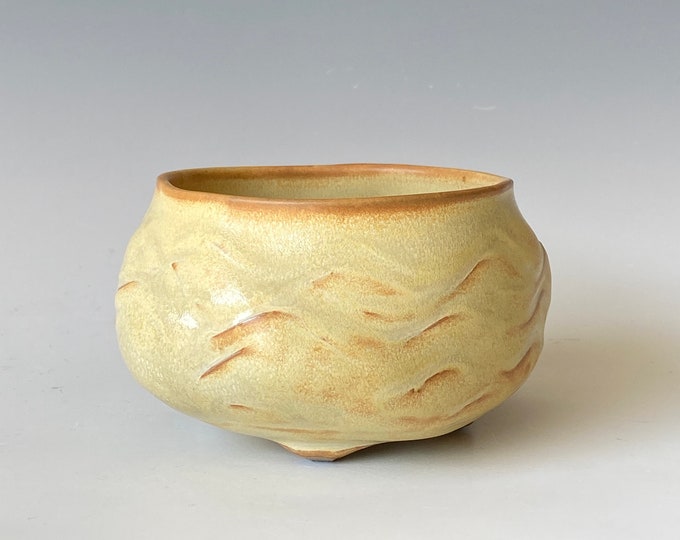 Twisted Tea Bowl Series, Handmade Ceramic Tea Bowl, CCMY4TWS28