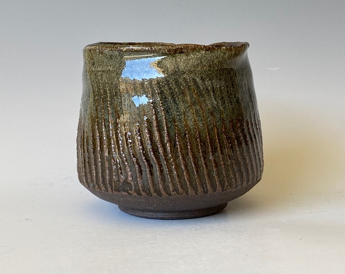 Tea Cup, Handmade Ceramic Cup, YUNOMI TCOC3BMC17