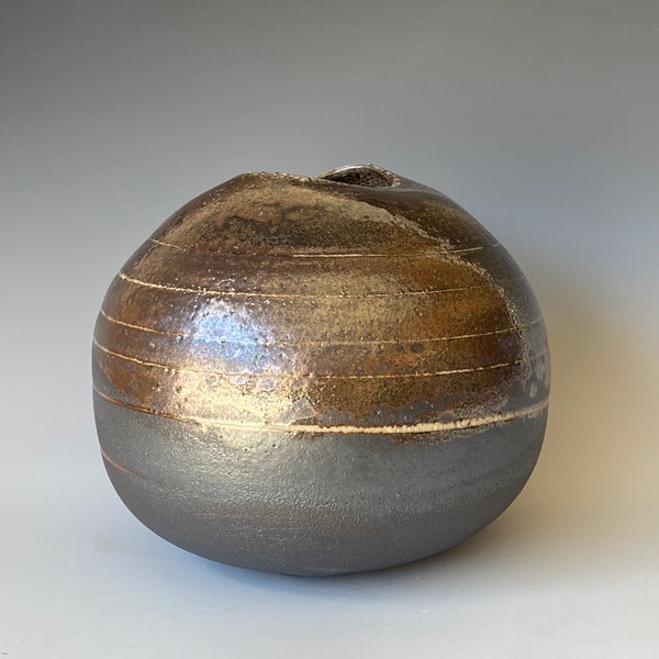Burnt Land Sphere Handmade Ceramic Vase CVMY4SHOBM7