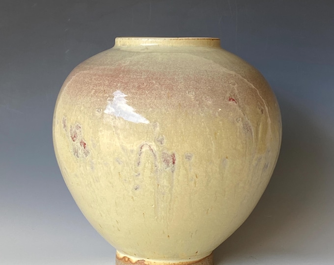 Handmade Ceramic Vase, Moon Jar CVOC4YS44