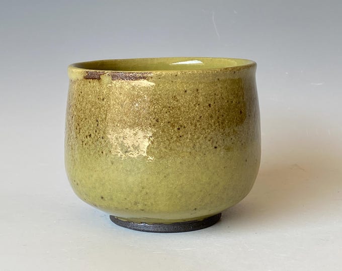 Olive Green Handmade Ceramic Cup, TCSP5TN64