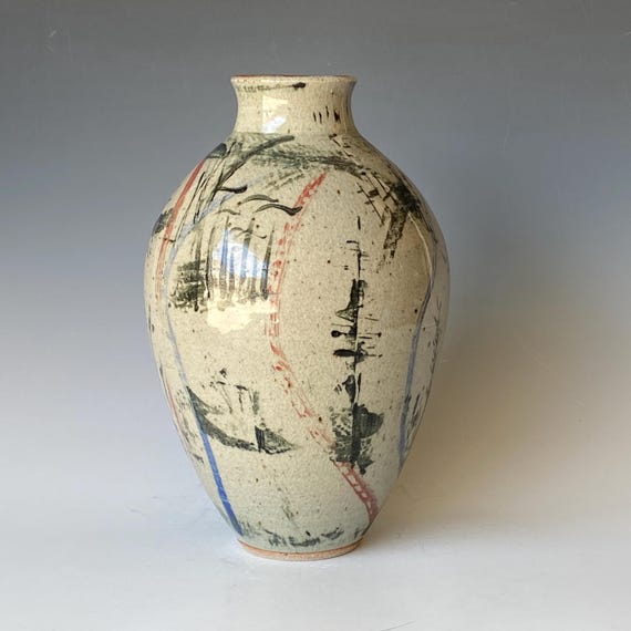 Out of Dreams, Handmade Ceramic Vase, CVSP6CLR8