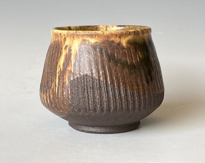 Black Mountain Series Tea Cup, Handmade Ceramic Cup, YUNOMI TCDC4BM16