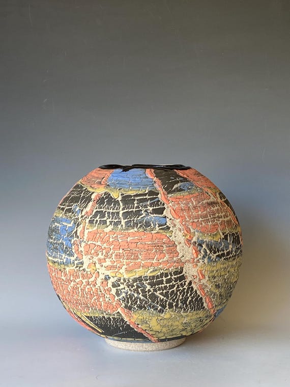 Handmade Ceramic Sphere, CVDC5SLP21