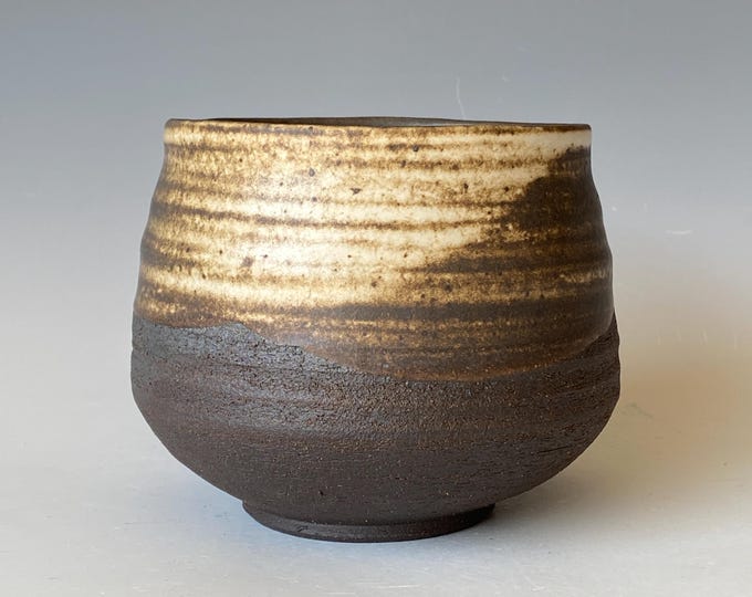 Large Rustic Handmade Ceramic Tea Bowl, CCSP5MW63