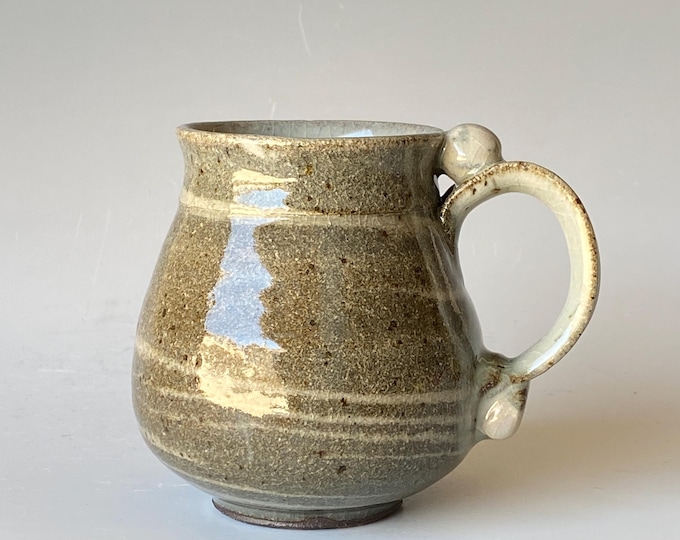Lady Mug, Handmade Ceramic Coffee Mug,  CMJlCLR27