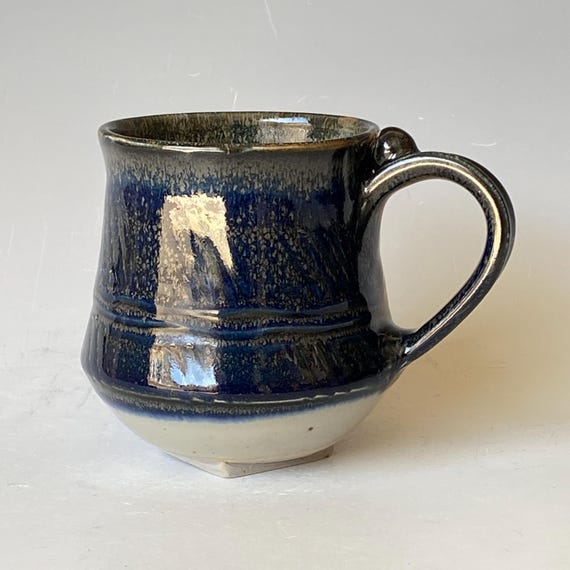 Deep Blue, Handmade Ceramic Coffee Mug,  CMSP6VS35