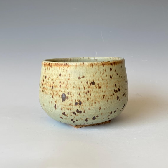Handmade Ceramic Tea Bowl: Sand Clay, Rustic Design