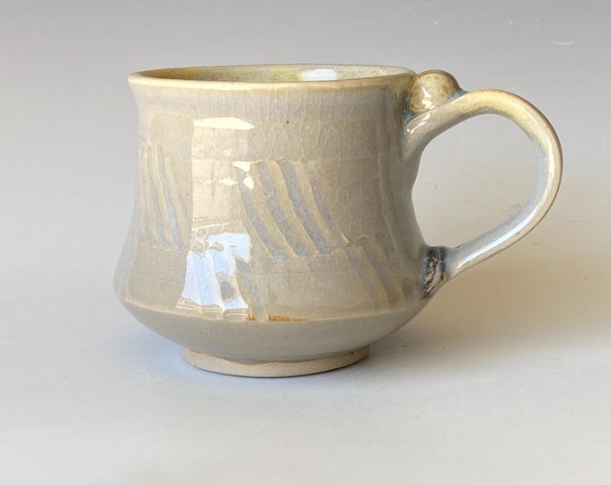 Mr. Mug, Handmade Ceramic Coffee Mug,  CMJN5CLR14