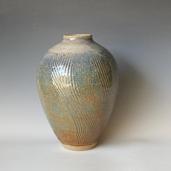 Tall Textured Handmade Vase, CVNV5MWB11