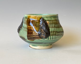 Rocky Hils Tea Cup, Handmade Ceramic Cup, YUNOMI TCOC3RH14