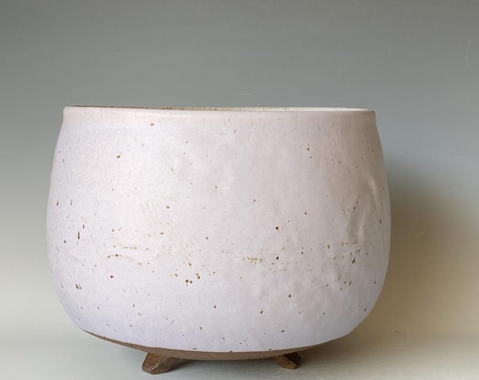 Tripod Lavender Ceramic Bowl, Handmade Bowl, CBNV5LAV1