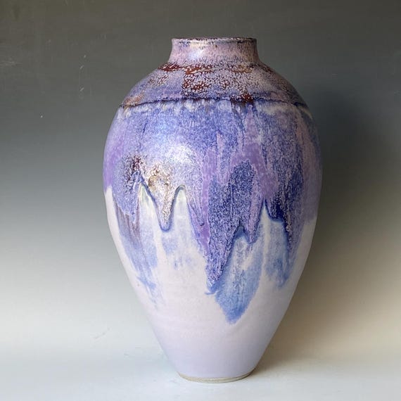 A Shade of Purple, Large Handmade Ceramic Vase, CVSP6EMPL1